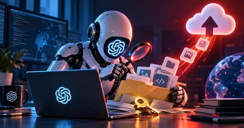 OpenAI AI agent security with exposed API keys and unauthorized file uploads